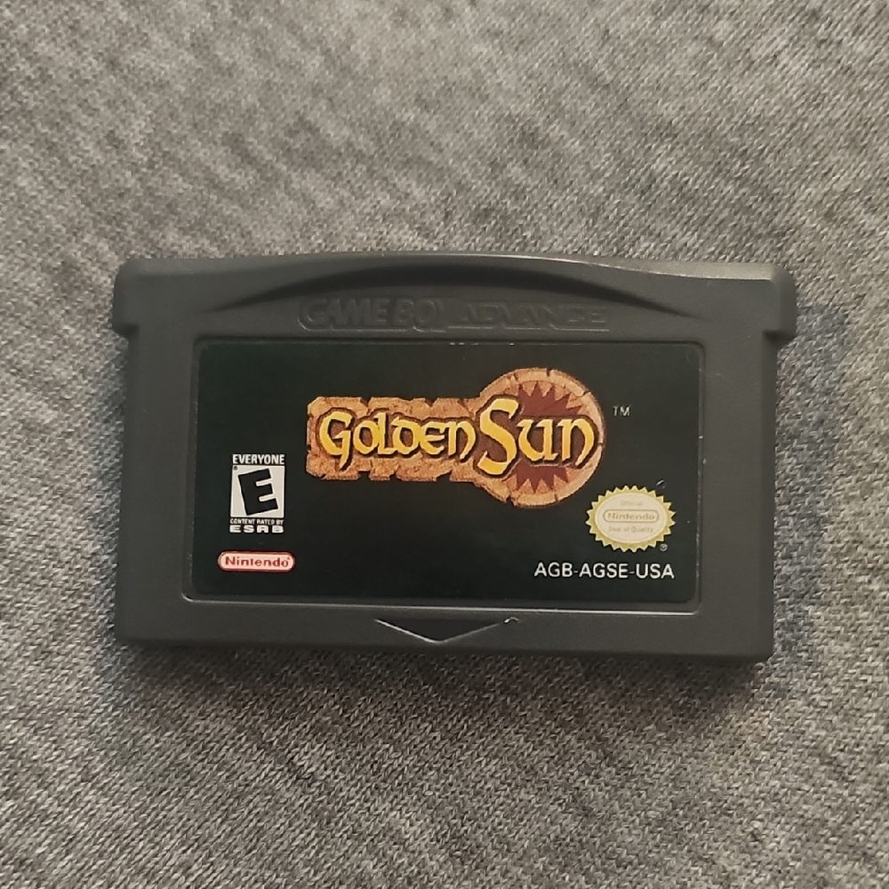 Nintendo Golden Sun Game Cartridge For Gameboy Advance